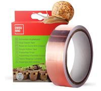 SWISSINNO Fascia di Rame per lumache. Una barriera naturale per le lumache, per Proteggere Piante e Giardini. Rispettosa dell'ambiente. Sicura per bambini e animali domestici. 5m x 3cm. 1x