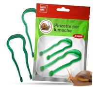 SWISSINNO Pinza per lumache - Set da 2 - Rimozione senza contatto - Utensile delicato riutilizzabile per orto e giardino