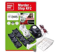 SWISSINNO Repellente Indoor Martore, Ultrasuoni Auto alta tensione 12V Batteria Auto - Martora Repellente per proteggere Dalle Martore nel Vano Motore, Protezione Immediata e a Lungo Termine