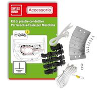 SWISSINNO Set di Piastre a Terra per Martora Repellente Auto ad Alta Tensione Martora Repellente Auto - Kit Profi di 45 Pezzi per Vano Motore in Plastica, Adatto per Marten Repellent Free Set - DIY