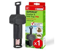 SWISSINNO Trappola per Arvicole PRO SuperCat | Trappola a Scatto Efficace Contro Topi di Campo e Arvicole, Meccanismo Brevettato, Facile da Impostare, Sicura e Riutilizzabile | 1 Trappola