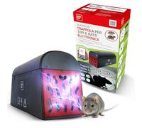 SWISSINNO Trappola Elettronica per Topi e Ratti SuperCat - Scossa Elettrica Immediata - Notifica Bluetooth - Design Svizzero - Produzione Europea - Robusta e Riutilizzabile