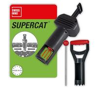 SWISSINNO Trappola per Arvicole PRO SuperCat con Set di Accessori | Trappola a Scatto Efficace Contro Topi di Campo e Arvicole, Meccanismo Brevettato, Sicura e Riutilizzabile | 1 Trappola + 1 Set