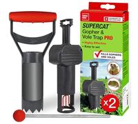 SWISSINNO Trappola per Arvicole PRO SuperCat con Set di Accessori | Trappola a Scatto Efficace Contro Topi di Campo e Arvicole, Meccanismo Brevettato, Sicura e Riutilizzabile | 2 Trappole + Set