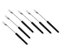 Swissmar F 79203 Kaasfondue-Set 6 Pezzi F79203, Acciaio Inossidabile, Formaggio Nero