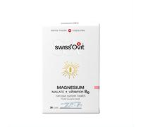 SWISSOVIT Magnesio Malato + Vitamina B6 30 Capsule Salute Del Sistema Nervoso