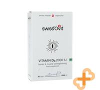 SWISSOVIT Vitamina D3 2000IU 30 Capsule Supplemento Per Ossa E Forza Muscolare