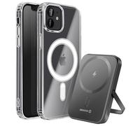 Swissten, Pacchetto iPhone 12 con cover bimateriale e powerbank 5000 mAh