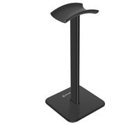 Swissten, Supporto da scrivania per cuffie Design Audio Minimalista, Nero
