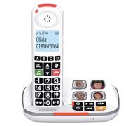 SWISSVOICE - Xtra 2355 - DECT - Telefono fisso cordless per anziani con segreteria - Tasti grandi - Audio Boost - Suonerie forti - Compatibile con apparecchi acustici - Blocco chiamate