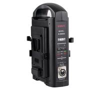 Swit Alimentatore Caricabatterie V-Mount per 2 Batterie Ioni di Litio