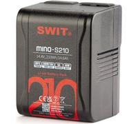 SWIT Mino-S210 | USB-C, dimensioni ridotte con mini batteria tascabile da 210Wh, USB-A/USB-C/D-tap, V-Mount, ideale anche per l'uso prolungato o per luci a