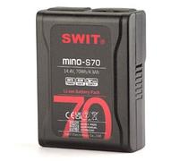 SWIT Mino-S70 | USB-C, dimensioni ridotte con mini batteria tascabile da 70Wh, USB-A/USB-C/D-tap, V-Mount, ideale anche per l'uso prolungato o per luci ad