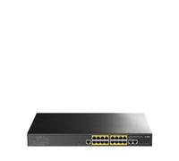 Switch 16 Porte L2 Gigabit PoE+ - CUDY - Modello Configurabile - 2 Porte Uplink - 200W