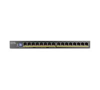 SWITCH 16P LAN GIGABIT ZYXEL GS1100-16EPS-EU0101F POE+ SWITCH UNMANAGED CON DIP