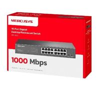 Hub switch 16 porte gigabit mercusys ms116gs