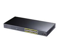 CUDY SWITCH RETE 16 PORTE POE + 2 SLOT SFP GIGABIT 10/100/1000MBPS 200W (GS1020PS2)**PUOI PAGARE ANCHE ALLA CONSEGNA!!!**