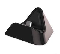 Switch 2 - Caricatore base nero blu per caricatore Wahl Switch 2 (nero) | Design triangolare, salvaspazio, scrivania ordinata, compatibile con Switch 2, configurazione di gioco moderna
