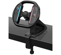 Switch 2 - Controller volante per gioco di corse - Pro Mini Racing Wheel con 4 ventose, compatibile con Joycon 2 - Presa migliorata e controllo del movimento