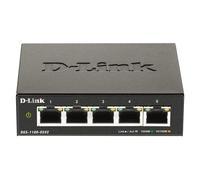 D-Link DGS-1100-05V2/E switch di rete Gestito L2 Gigabit Ethernet (10/100/1000) Nero