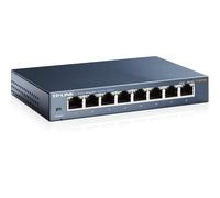 TP-Link TL-SG108 Non gestito Gigabit Ethernet (10/100/1000) Nero