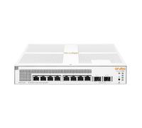 HPE Aruba Instant On 1930 8G Class4 PoE 2SFP 124W Switch - Switch - L2+ - gestito - 8 x 10/100/1000 (PoE+) + 2 x Gigabit SFP - montabile su rack - PoE+ (124 W)