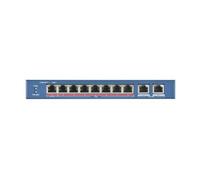 SWITCH 8P LAN 10/100M RJ45 POE + 2P GIGABIT RJ45 HIKVISION DS-3E0310HP-E UNMANAG