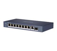 SWITCH 8P LAN GIGABIT HIKVISION DS-3E0510HP-E 8P POE + 1P RJ45 + 1 SFP UPLINK -