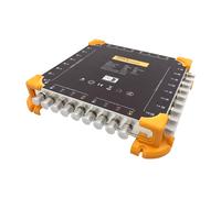 Switch a cascata Diseqc 2.0 multi-switch satellitare a 9 ingressi e 16 uscite
