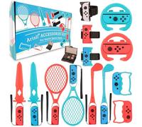 Switch - Accessori sportivi Arisll 14 in 1 Switch Kit di accessori sportivi per Nintendo Switch, kit di accessori per la famiglia compatibile con interruttore/interruttore OLED giochi sportivi