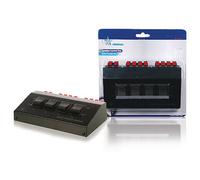 Switch Audio Analogico 4x (2x Clip Femmina) - 2x Clip Femmina Nero