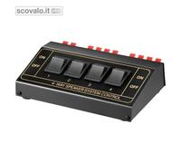 GOOBAY 11934 - Scatola di commutazione per casse acustiche, a 4 ingressi