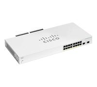 Cisco Business Smart Switch CBS220-16P-2G | 16 porte GE | PoE | 2 SFP da 1G | Garanzia hardware limitata di tre anni (CBS220-16P-2G-EU)