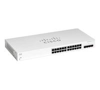 Cisco Business Smart Switch CBS220-24T-4G | 24 porte GE | 4 SFP da 1G | Garanzia hardware limitata di tre anni (CBS220-24T-4G-EU)