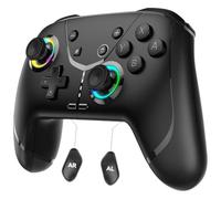 Switch Controller, controller wireless Pro per Nintendo Switch 2/Switch/Lite/OLED, controller Bluetooth compatibile con iPhone/Mac/iPad/iOS/Android/telefono/PC/Steam e TV con programmazione/RGB4