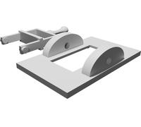 Switch Cover Plate for Standard Switches - Wall Mount with Throw Switch Design