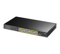 Cudy GS1028PS2 switch di rete Gigabit Ethernet (10/100/1000) Supporto Power over (PoE) Nero [GS1028PS2]