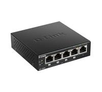 D-Link DGS-1005P/E switch di rete Non gestito Gigabit Ethernet (10/100/1000) Supporto Power over Ethernet (PoE) Nero