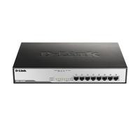D-Link DGS-1008MP switch di rete Non gestito Gigabit Ethernet (10/100/1000) Supporto Power over Ethernet (PoE) 1U Nero