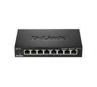 D-LINK DGS-108 - Gigabit Ethernet switch 8-port, metal housing