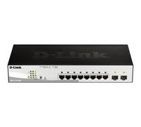 D-Link DGS-1210-08P switch di rete L2 Gigabit Ethernet (10/100/1000) Nero Supporto Power over Ethernet (PoE)