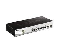 D-Link DGS-1210-10P switch di rete Gestito L2 Gigabit Ethernet (10/100/1000) Nero 1U Supporto Power over Ethernet (PoE)