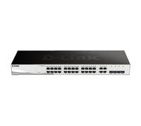 Switch gestito D-Link DGS-1210-28/E Smart+ 24 porte Gigabit Ethernet + 4 porte combinate 1000BASE-T/SFP