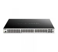 Switch D-Link DGS-1510-52XMP/E 52 Porte Gigabit PoE+ 4 SFP+ 10Gbps Gestione VLAN QoS Stacking