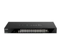 D-Link DGS-1520-28 switch di rete Gestito L3 10G Ethernet (100/1000/10000) 1U Nero