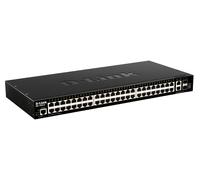 Switch D-Link L3 50 porte 10G SFP+ impilabile gestito tramite Web VLAN nero 1U