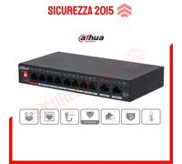 Switch da 10 porte di cui 8 PoE 10/100/1000 Base-TX Unmanaged