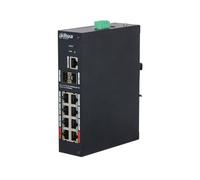 Switch Dahua DH-HS4210-8GT-110 8 Porte 1GbE PoE+, 2 Porte SFP 1Gbps Uplink