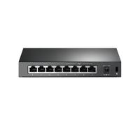 TP-Link Switch PoE TL-SF1008P - 8 porte 10/100 Mbps, 4 PoE+ (fino 30W/porta), cassa metallica