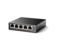 TP-Link TL-SG1005LP Switch Gigabit Ethernet 5 Porte con 4 Porte PoE Fino a 40 W, 5 Porte Gigabit, PoE+, 802.3af/at, Ideale per la Casa e il Ufficio, Sdoppiatore Ethernet, Plug&Play, Montaggio Desktop